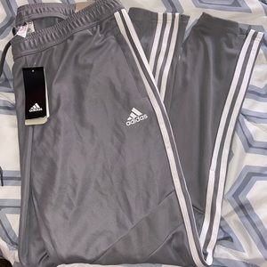 NWT! Adidas Gray Climacool Tapered Pants